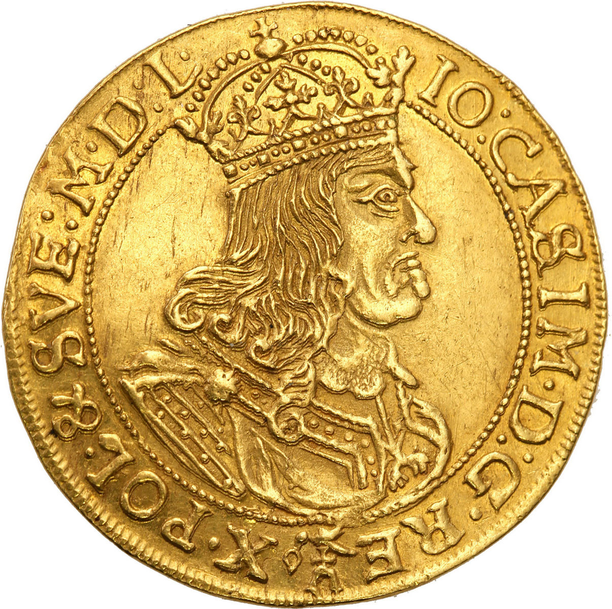 Jan II Kazimierz. Dwudukat koronny 1662, Kraków - RZADKOŚĆ R7